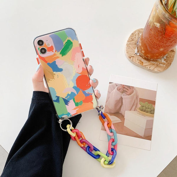 Abstract Art Chain Case-CH2172-13PM-case-Jelly Cases