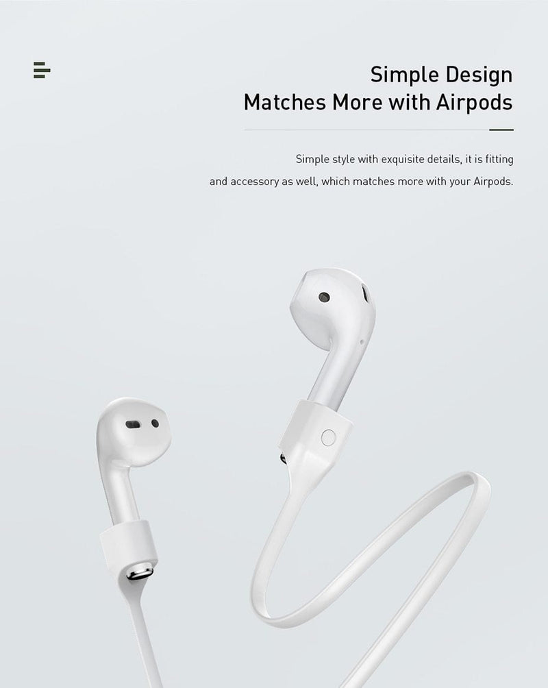 Anti Lost AirPods Magnetic Strap - 4695591 - gray - white - neckband - accessories - Jelly Cases