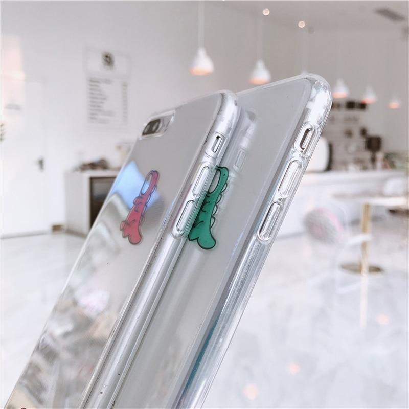 Cartoon Dinosaur Case - 24237201 - green - for - iphone - 6plus - 6sp - case - Jelly Cases