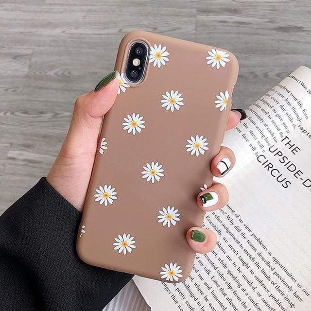 Colorful Daisy Flower Case - 27160796 - a - for - iphone - 6plus - 6sp - case - Jelly Cases