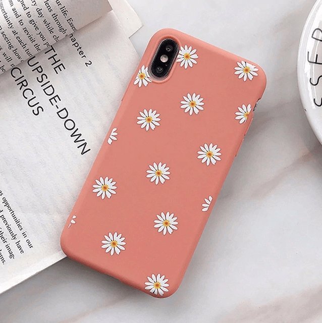 Colorful Daisy Flower Case - 27160796 - d - for - iphone - 6plus - 6sp - case - Jelly Cases