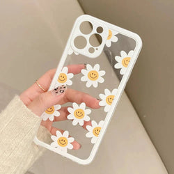 Daisy Flowers Case - 1005006085630097 - D258 - For iPhone 7 8 Plus - Phone Case - Jelly Cases