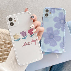 Flower Art Case - CH3049 - S1 - 12PM - case - Jelly Cases