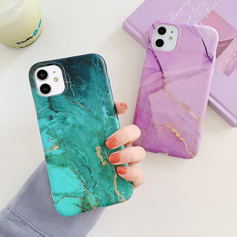 Gradient Marble Case - CH2167 - PE14PM - case - Jelly Cases