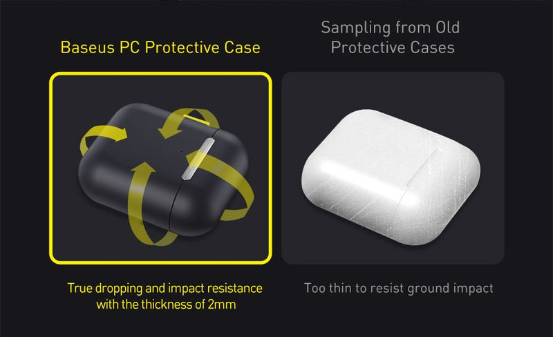 Hook Protective Airpods Case - 31152704 - black - case - Jelly Cases