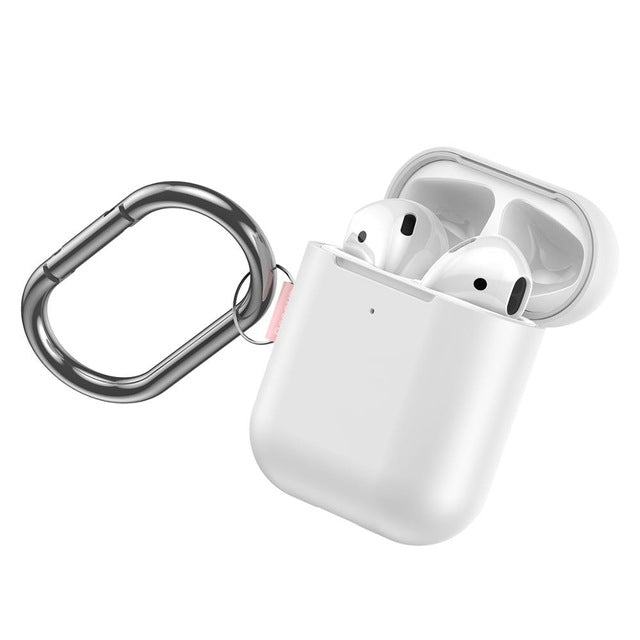 Hook Protective Airpods Case - 31152704 - white - case - Jelly Cases