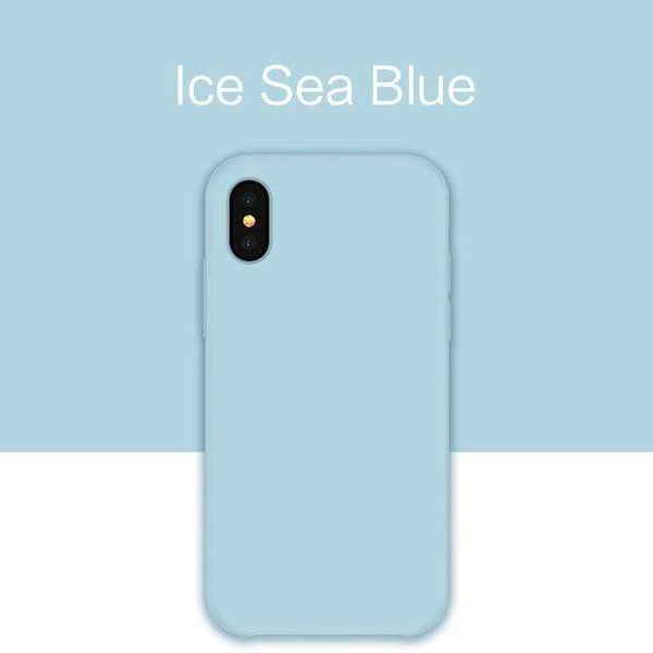 Ice Sea Blue Original Silicone Case-CH2066-XR-case-Jelly Cases