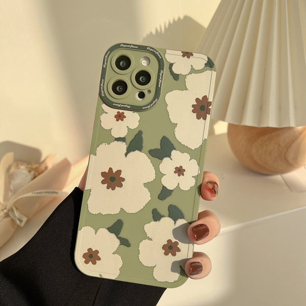 Matcha Flower Case-CH4119-7/8-Phone Case-Jelly Cases