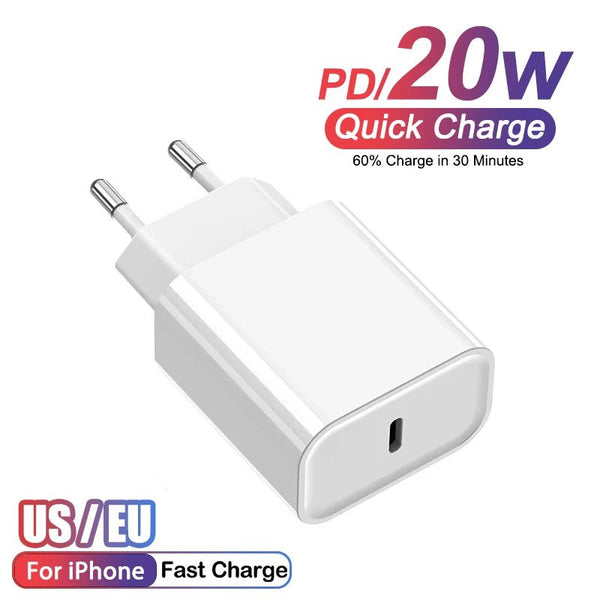 Mini 20W USB - C Super Fast Charger - P1065S - Jelly Cases