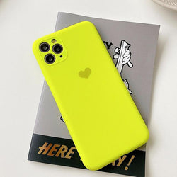 Neon Heart Case - C2867 - YW11PM - case - Jelly Cases