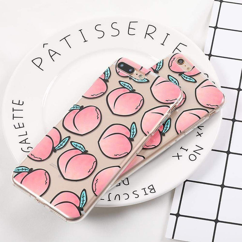 Peach Fruit Case - 13011701 - for - iphone - xs - max - case - Jelly Cases