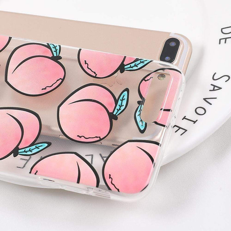 Peach Fruit Case - 13011701 - for - iphone - xs - max - case - Jelly Cases