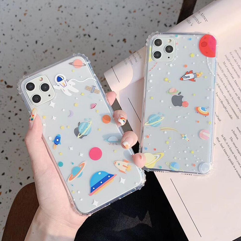 Shockproof Cartoon Planet Case - C2907 - S1 - 11PM - case - Jelly Cases