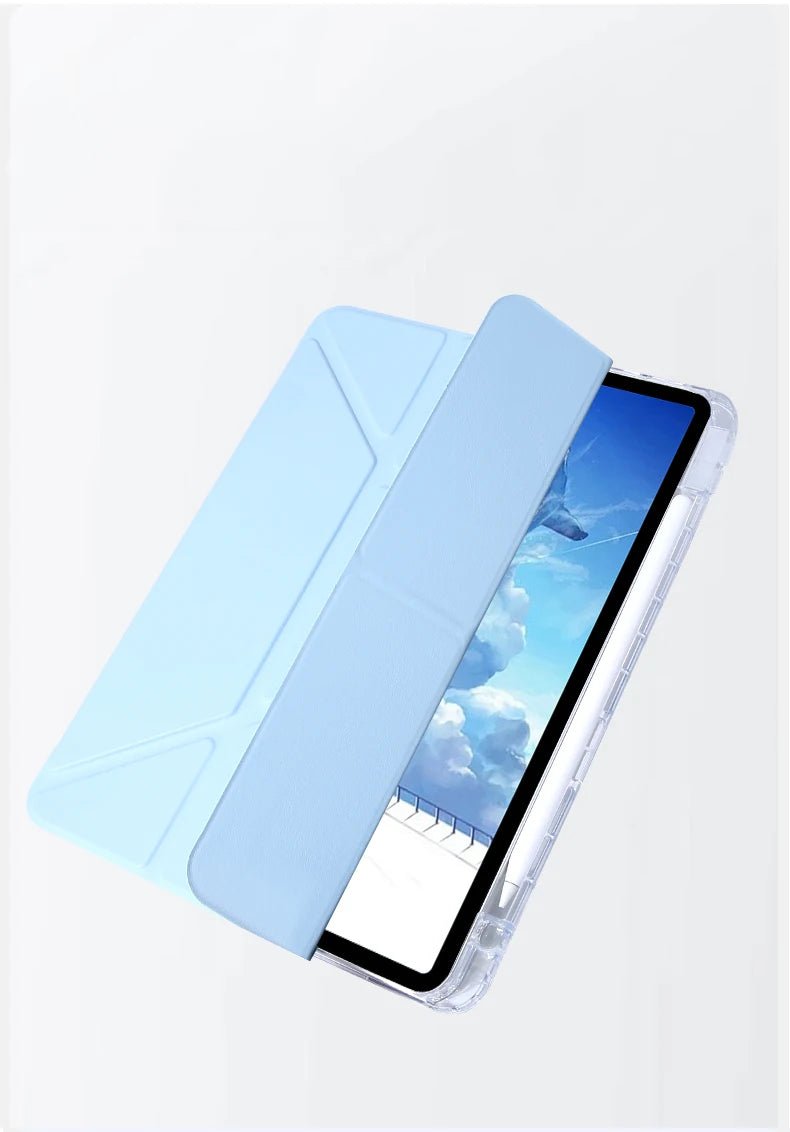 Smart iPad Case with Pen Holder - P0057S - Jelly Cases