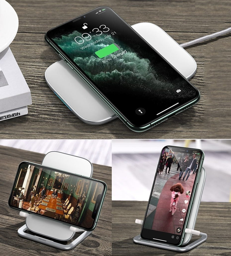 Stand Wireless Charger - 32389541 - white - accessories - Jelly Cases