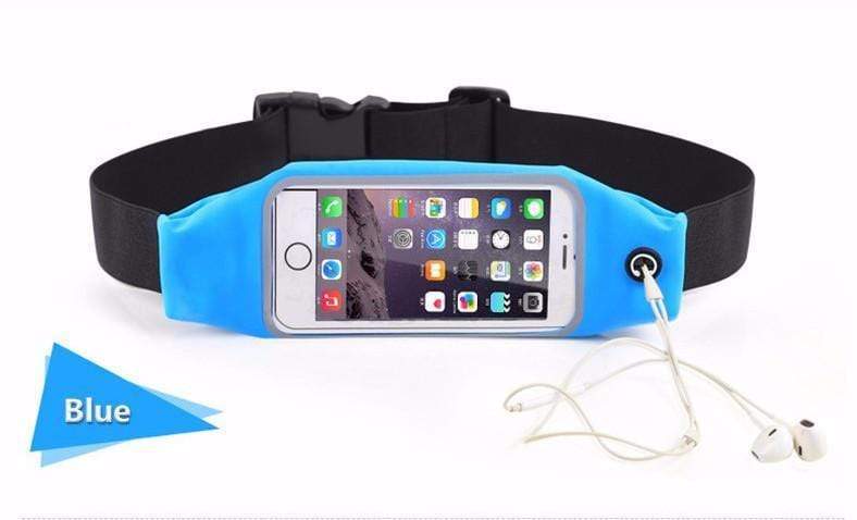 Waterproof Gym Waist Phone Bag - 603885 - green - big - size - 9 - Jelly Cases