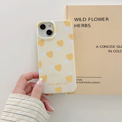 Yellow Heart Case - P0111S - Jelly Cases