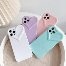 3D Candy Heart Case - Jelly Cases