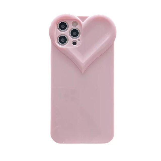 3D Candy Heart Case-CH2937-PK7/8-case-Jelly Cases