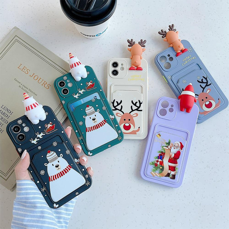 3D Christmas Card Case-CH2929-S1-14PM-case-Jelly Cases