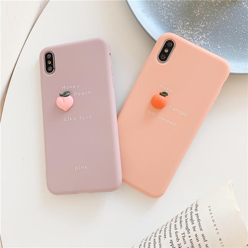 3D Fruit & Quotes Case - Jelly Cases
