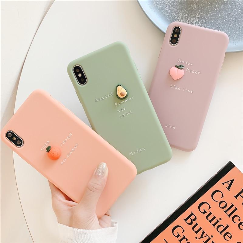 3D Fruit & Quotes Case - Jelly Cases