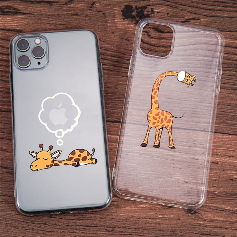 Cartoon Giraffe Case-CH4075-S1-14PM-case-Jelly Cases