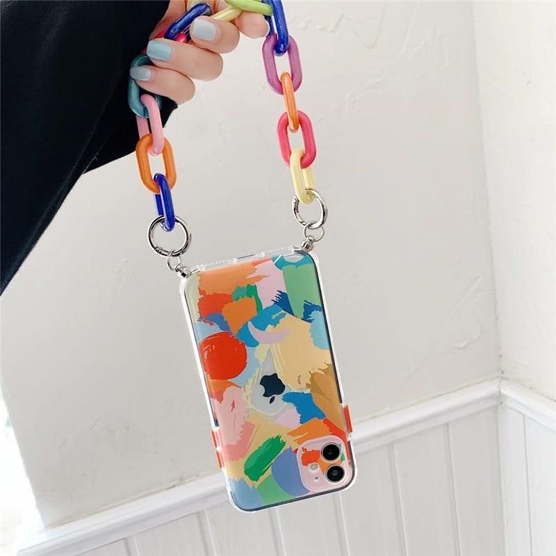 Abstract Art Chain Case-CH2172-13PM-case-Jelly Cases