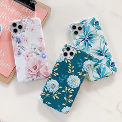 Beautiful Flower Leaf Case - Jelly Cases
