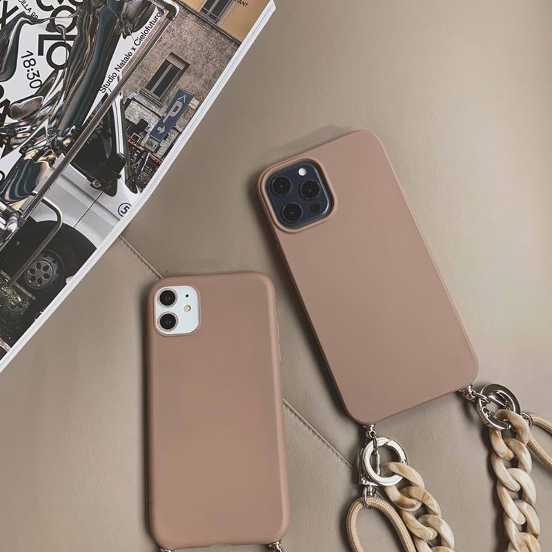 Beige Deluxe Chain Case - Jelly Cases
