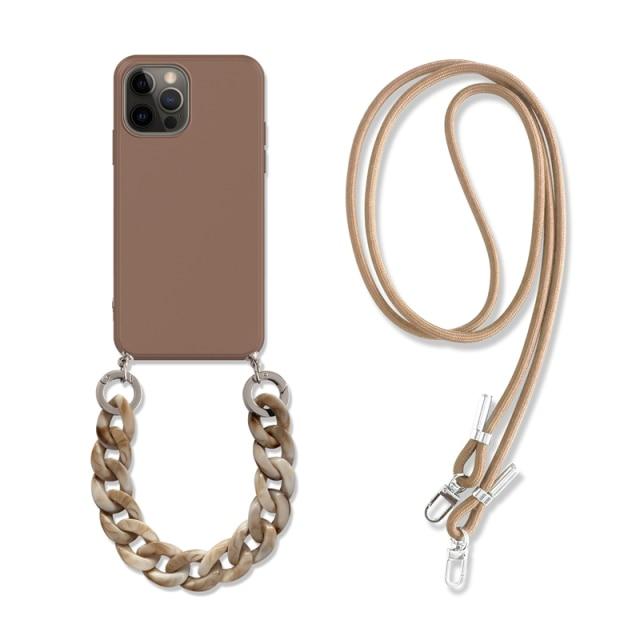 Beige Deluxe Chain Case - Jelly Cases