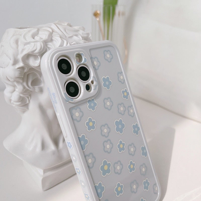 Blue Flowers Case-CH2971-7/8-case-Jelly Cases