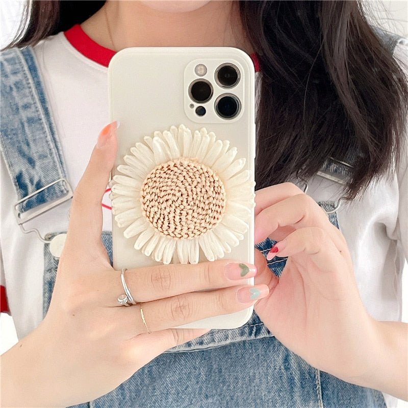 Boho Daisy Case-46982242-for-iphone-13promax-white-case-Jelly Cases