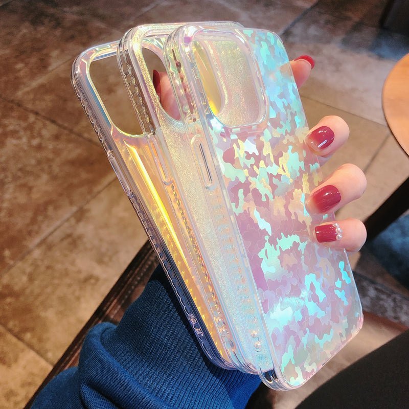 Camouflage Holographic Case-CH4043-XR-case-Jelly Cases