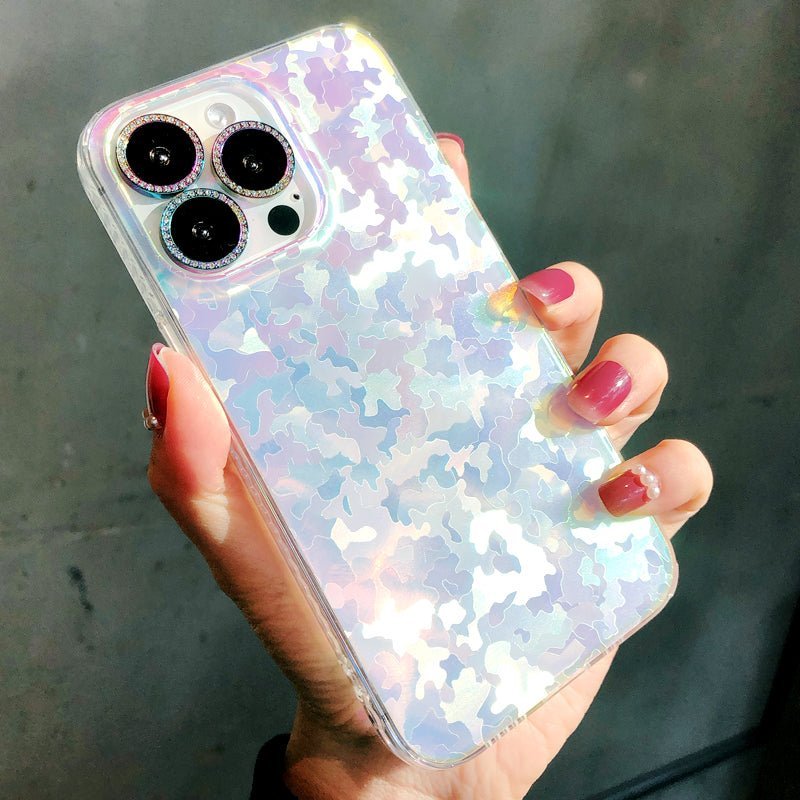 Camouflage Holographic Case-CH4043-XR-case-Jelly Cases