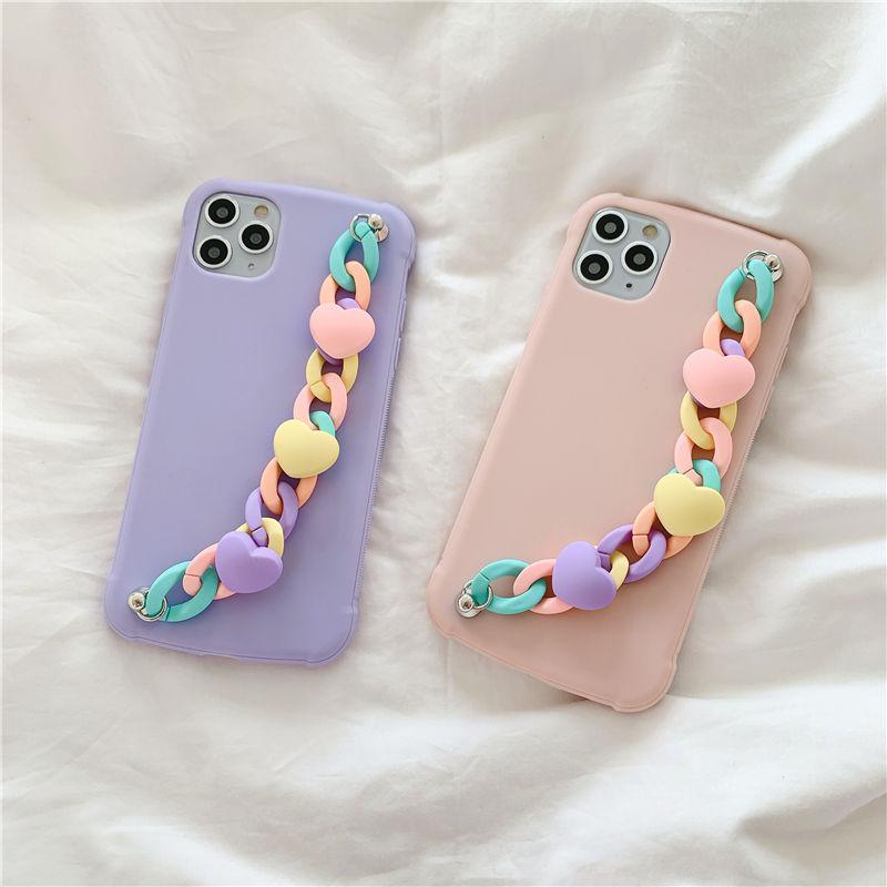 Candy Color Chain Case-CH0166-PK14PM-case-Jelly Cases
