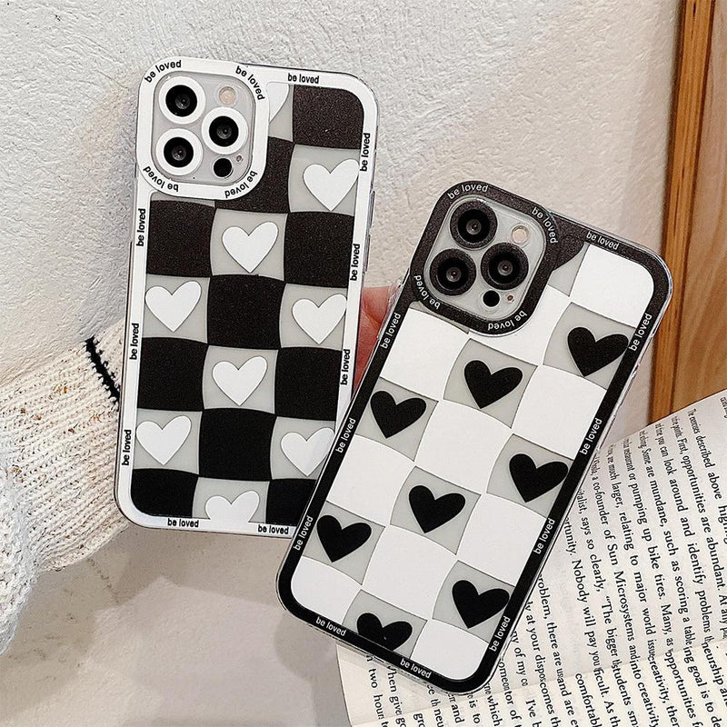 Checkered Heart Case-CH2912-WE14PM-case-Jelly Cases