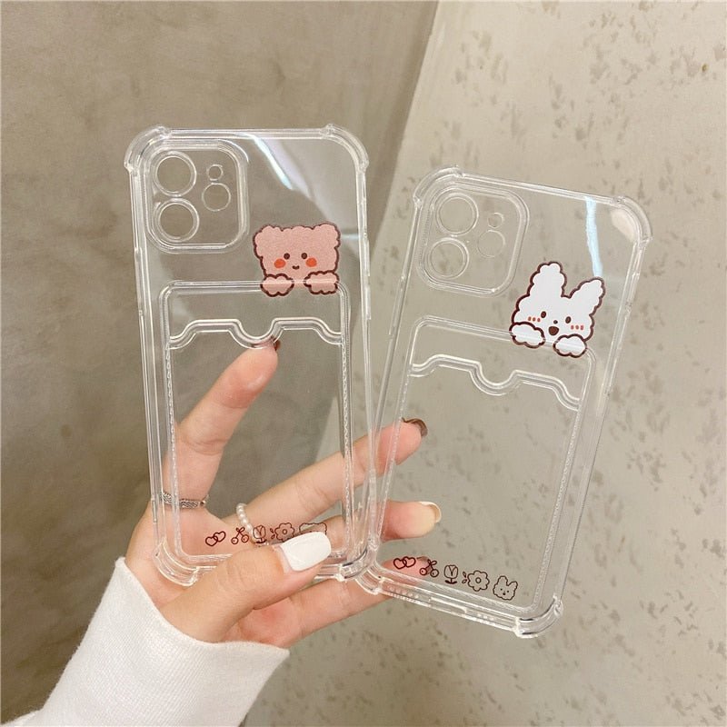 Clear Cartoon Card Case-CH2996-S1-13PM-case-Jelly Cases