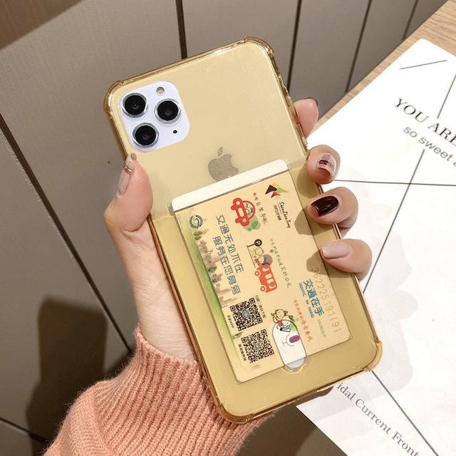 Clear Case with Card Holder