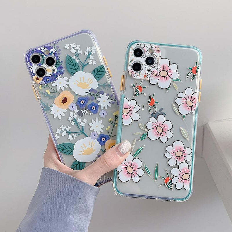 Clear Flower Case-CH0225-S1-13PM-case-Jelly Cases