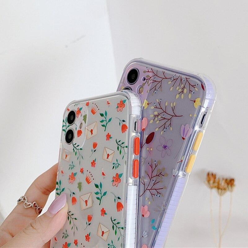 Clear Flower Case-CH0225-S4-11P-case-Jelly Cases
