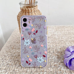 Clear Flower Case-CH0225-S1-7/8-case-Jelly Cases