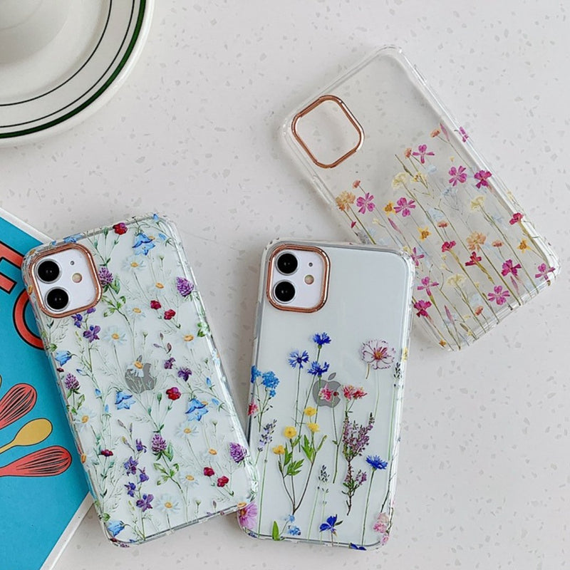Colorful Flowers Case-CH2098-S1-14PM-case-Jelly Cases