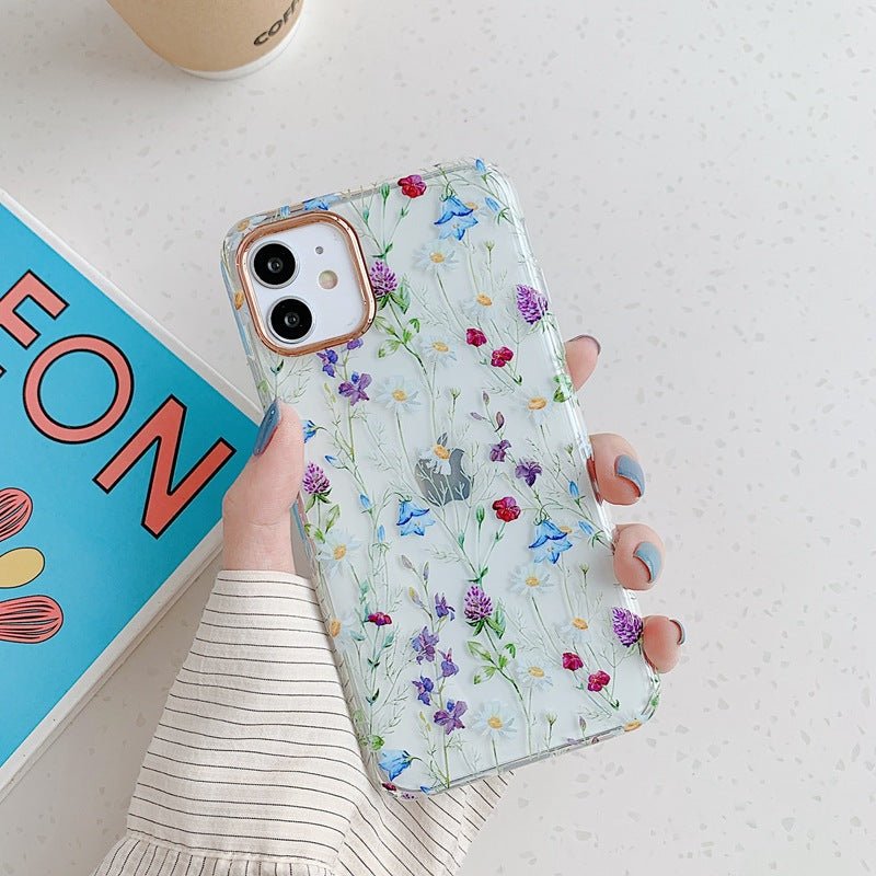 Colorful Flowers Case-CH2098-S3-X/XS-case-Jelly Cases
