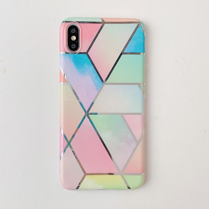 Colorful Marble Case-C2885-6SP-case-Jelly Cases