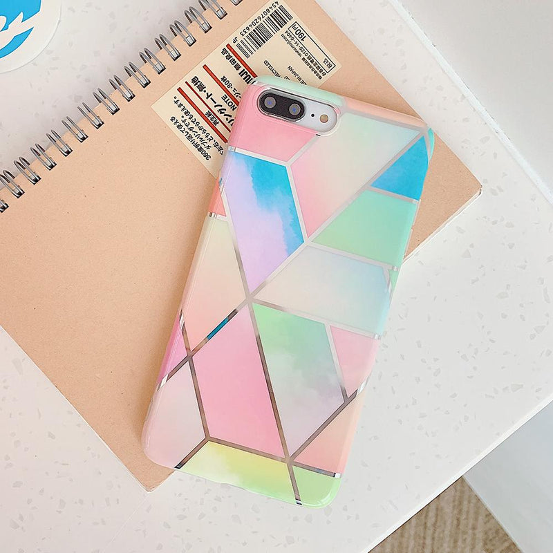 Colorful Marble Case-C2885-6SP-case-Jelly Cases
