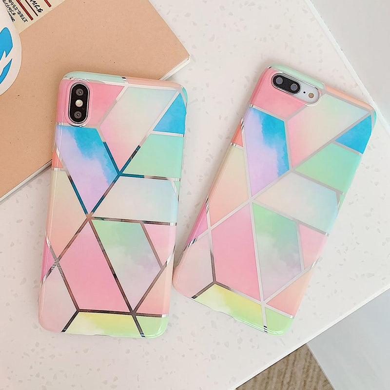 Colorful Marble Case - Jelly Cases
