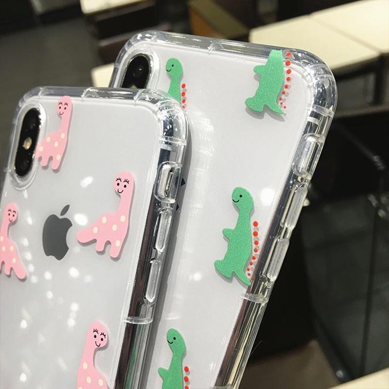 Cute Dinosaur Case-C2900-GN14PM-case-Jelly Cases