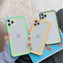 Clear Splicing Candy Color Case