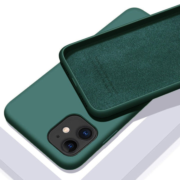 Dark Green Original Silicone Case-CH4116 -14PM-case-Jelly Cases